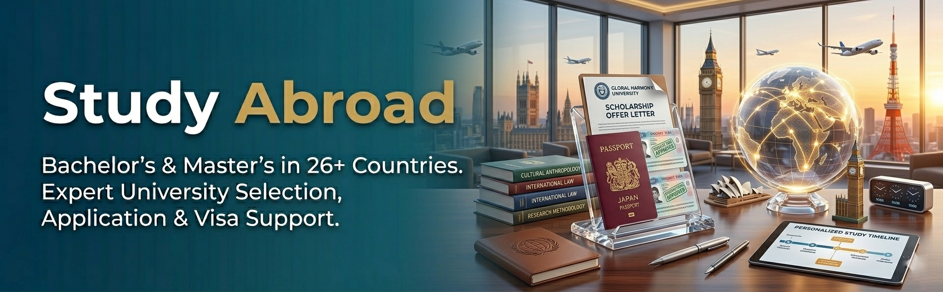 Study Abroad Visa Services Banner